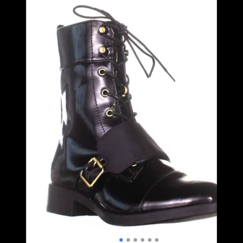 Kensie Carlynn lace up combat boots